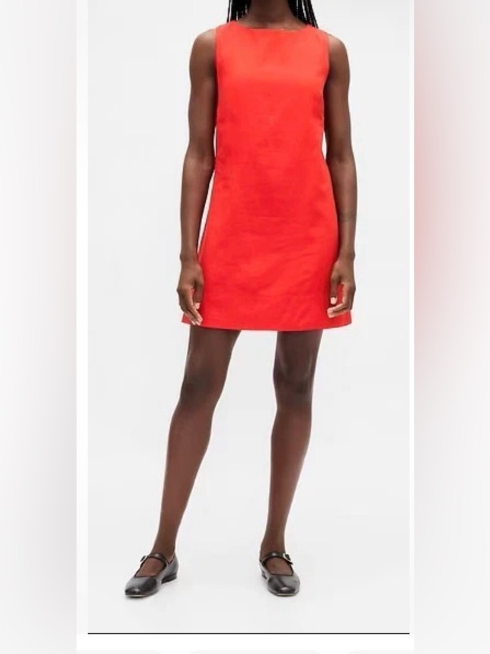GAP Red Sleeveless Mini Shift Dress